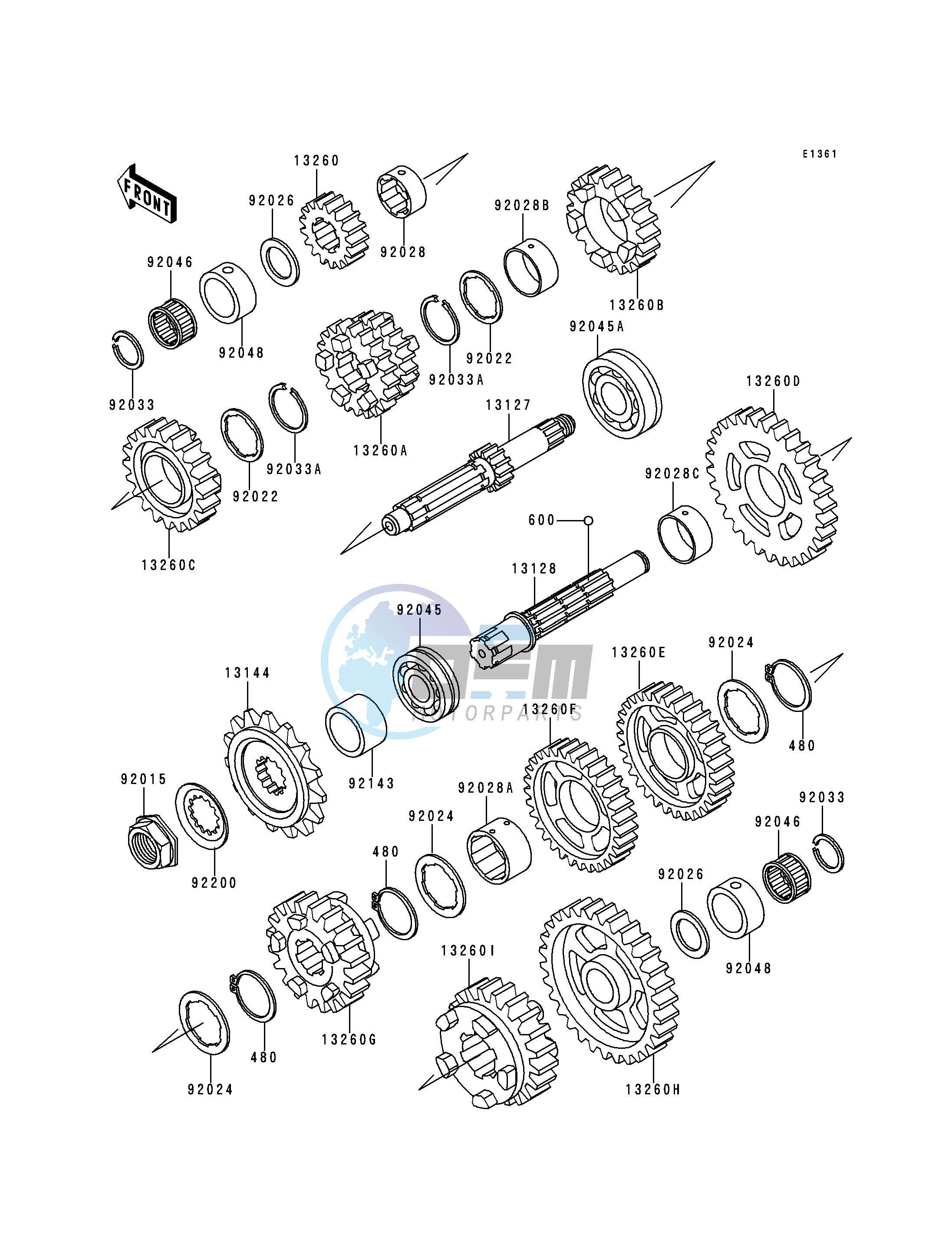 TRANSMISSION-- ZX600DE069248&NAMI.- -