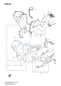 GSX1300R drawing UNDER COWLING L3