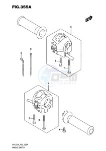 UH125 BURGMAN EU drawing HANDLE SWITCH