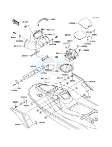 JET_SKI_STX-15F JT1500AFF EU drawing Hull Middle Fittings