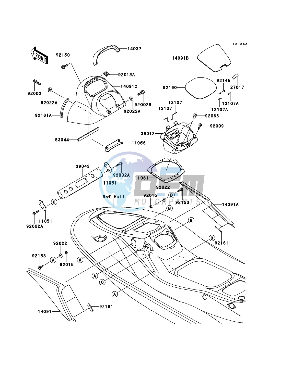 Hull Middle Fittings