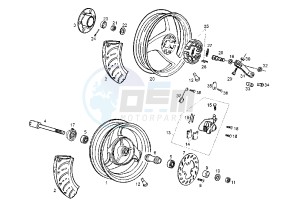 ATLANTIS 50 cc-100 cc 4T - 50 cc drawing WHEELS