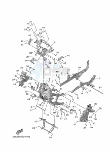 XP560D TMAX TECH MAX (BBW1) drawing STEERING HANDLE & CABLE