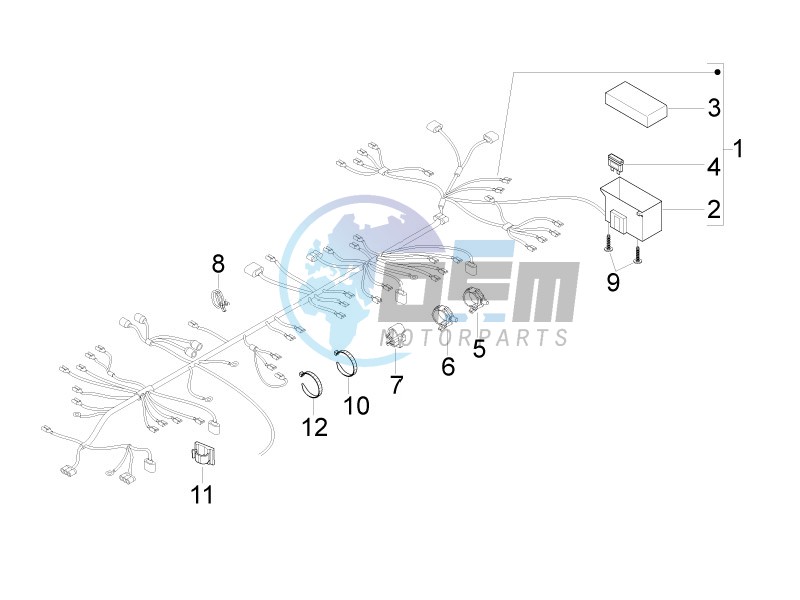 Main cable harness