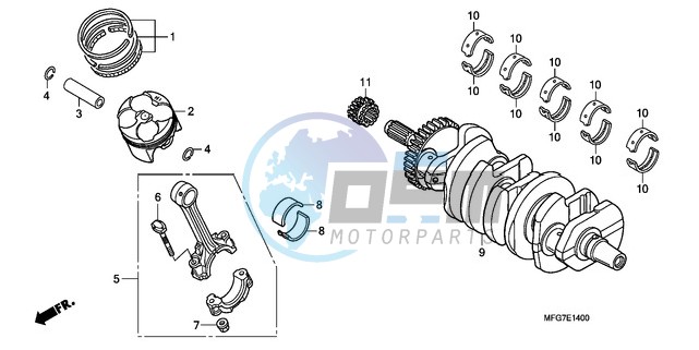 CRANKSHAFT/PISTON