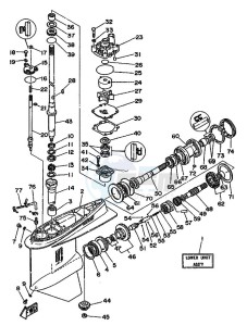 L150A drawing PROPELLER-HOUSING-AND-TRANSMISSION-1