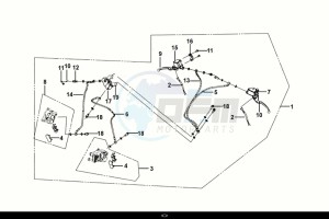 SYMPHONY CARGO 125 (AY12WA-EU) (E5) (M1) drawing CBS BRAKE SYSTEM ASSY