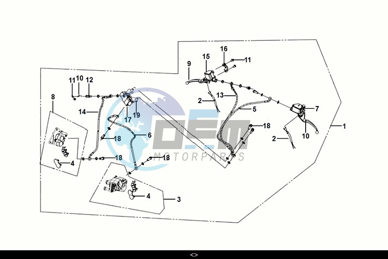 CBS BRAKE SYSTEM ASSY