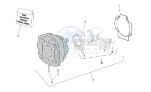 SR R and R Factory 50 IE-Carb drawing Cylinder with piston