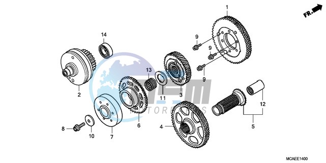 PRIMARY DRIVE GEAR