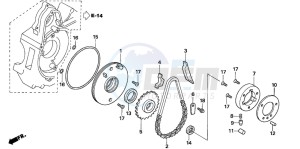 TRX90EX SPORTRAX90 drawing STARTING GEAR