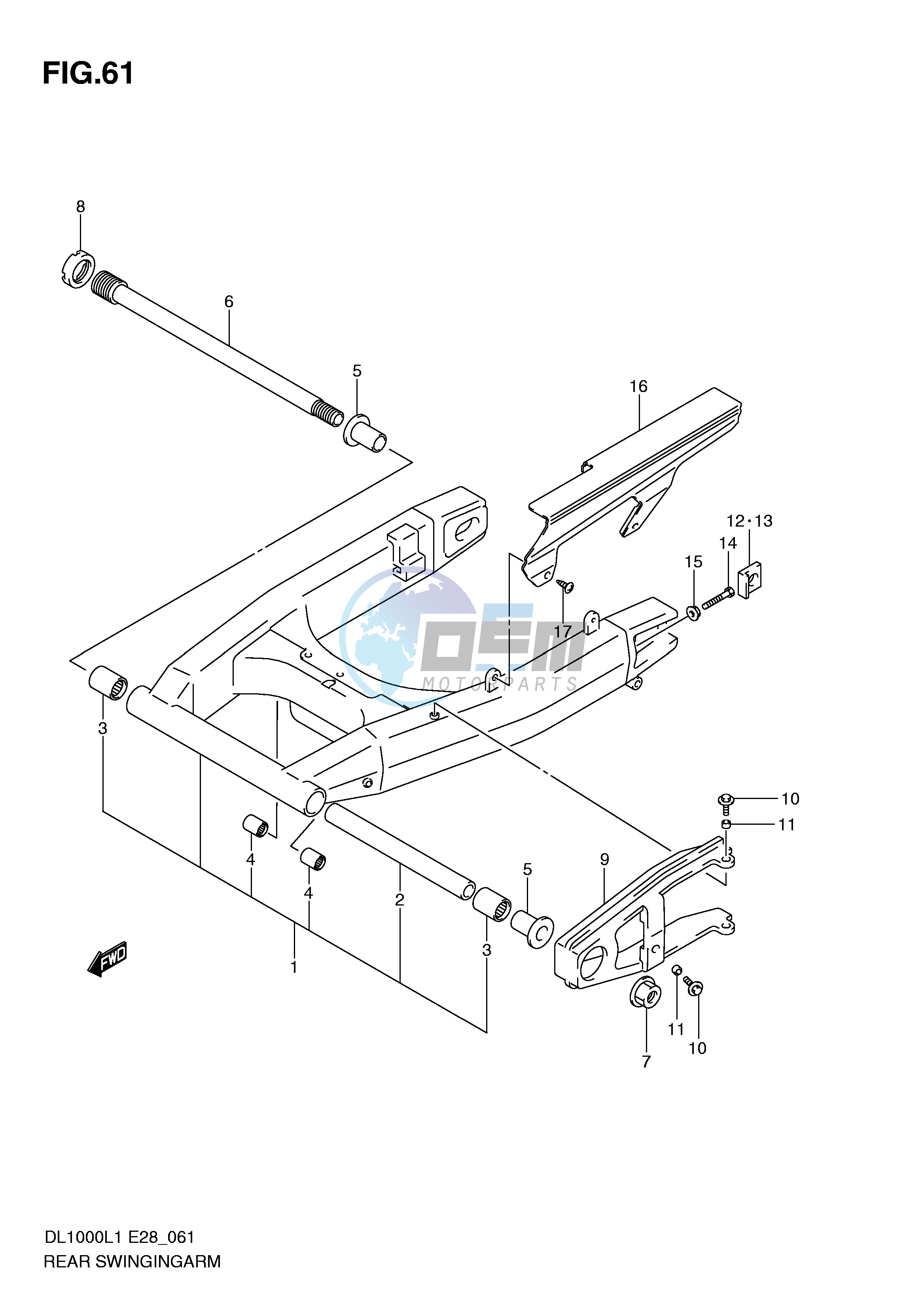 REAR SWINGING ARM