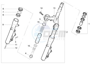 X9 250 Evolution drawing Fork