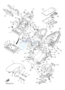 YZF-R6 600 R6 (2CXB 2CXC) drawing FENDER