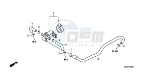 CBF600NA9 Europe Direct - (ED / ABS) drawing AIR INJECTION CONTROL VALVE