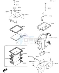 JB 650 A [JET MATE] (A1-A2) [JET MATE] drawing FLAME ARRESTER