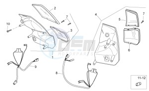 Atlantic 125 e3 drawing Taillight