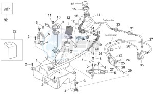 Mojito 125-150 drawing Fuel Tank