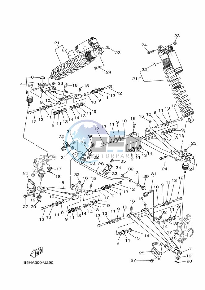 FRONT SUSPENSION & WHEEL