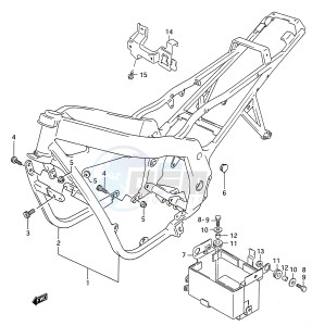 GS500E (E28) drawing FRAME