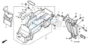 CB13009 SI / MME TWO - (SI / MME TWO) drawing REAR FENDER (CB1300/CB130 0S)