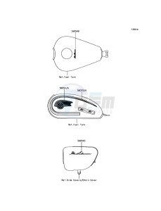 W800 EJ800AFFA GB XX (EU ME A(FRICA) drawing Decals(Ebony)