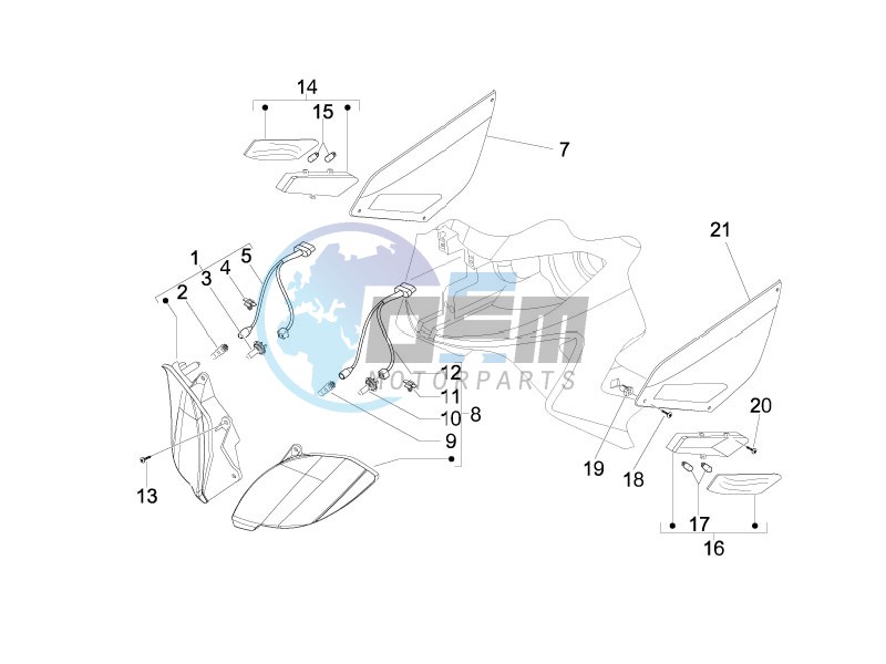 Head lamp - Turn signal lamps