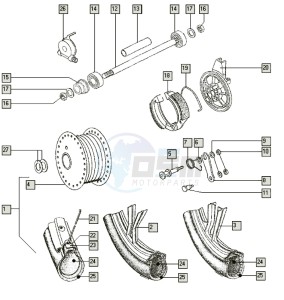 S25_P 50 drawing Front wheel