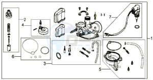 SHARK 50 E2 drawing CARBURATOR