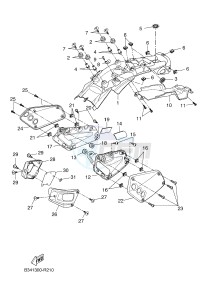 MTM690-U MTM-690-U XSR700 (B345 B345) drawing SIDE COVER