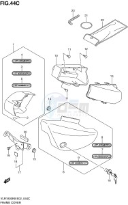 VLR1800 (E2) drawing FRAME COVER (MODEL L0)