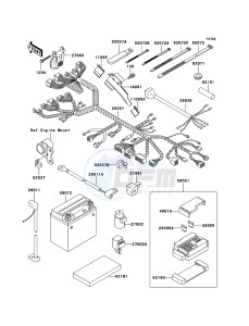 W650 EJ650-C7P GB XX (EU ME A(FRICA) drawing Chassis Electrical Equipment