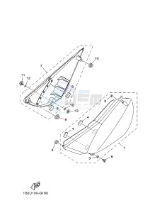 TT-R125 TT-R125LW (2CP6) drawing SIDE COVER