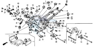 ST1100A drawing FRAME BODY