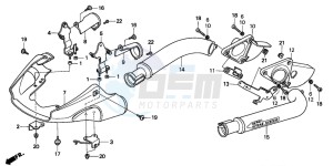 NSR125R drawing AIR DUCT (1)