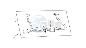 MAXSYM 400 EFI drawing CHAMBER