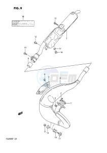 TS200R (E4) drawing MUFFLER