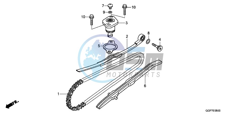 CAM CHAIN/TENSIONER