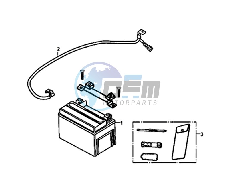 BATTERY / TOOLKIT