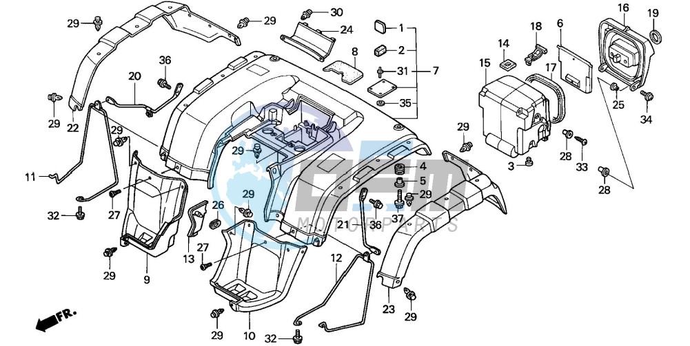 REAR FENDER (1)