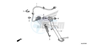 NC750SAE NC750SA ED drawing STAND