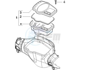 Runner 50 SP drawing Meter combination - Cruscotto