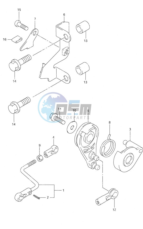 Throtle Control S/N 652501 to 65XXXX