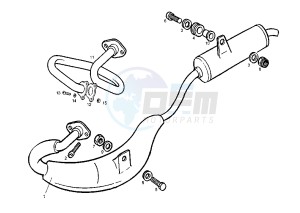 GPR REPLICA - 50 cc drawing SILENCER