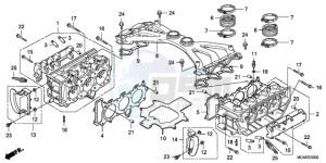 GL18009 Korea - (KO / AB) drawing CYLINDER HEAD