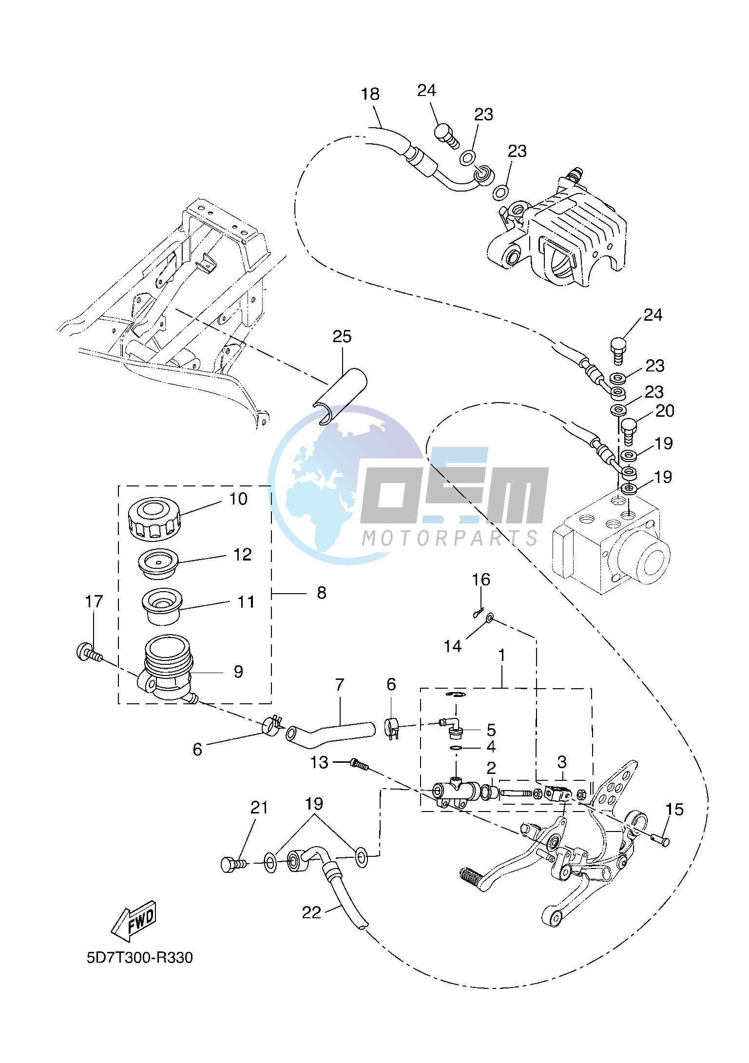 REAR MASTER CYLINDER