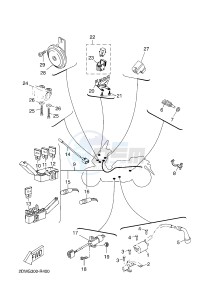 YPR125RA XMAX 125 ABS EVOLIS 125 ABS (2DMH 2DMH) drawing ELECTRICAL 2