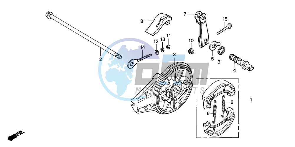 REAR BRAKE PANEL