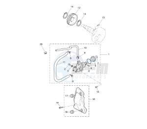 NS AEROX NAKED 50 drawing OIL PUMP