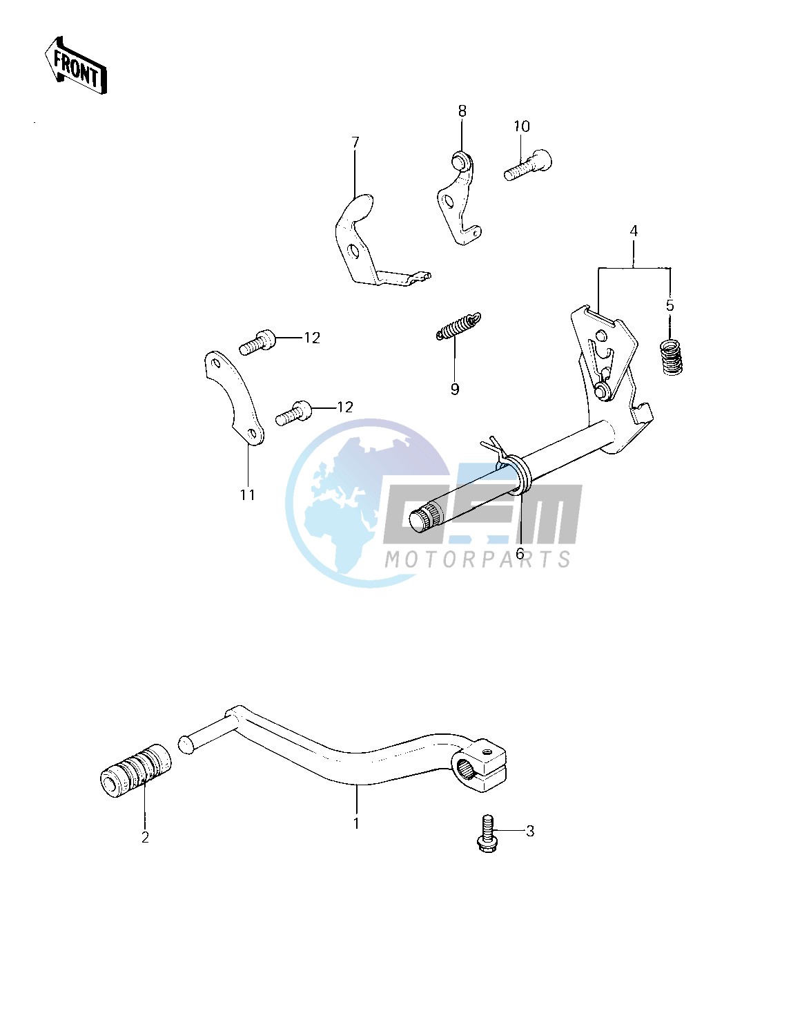 GEAR CHANGE MECHANISM -- 81 KX80-C1- -